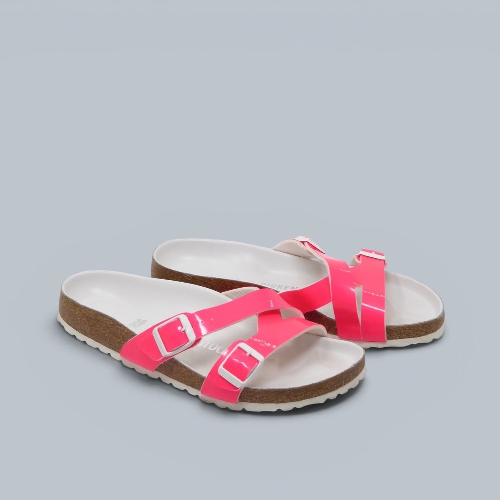Birkenstock Women's Hot Pink Two-Strap Sandals